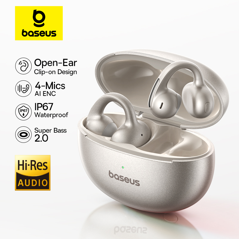 Open Ear Air Conduction Headphones - Baseus MC1 Pro Clip d'oreille écouteurs