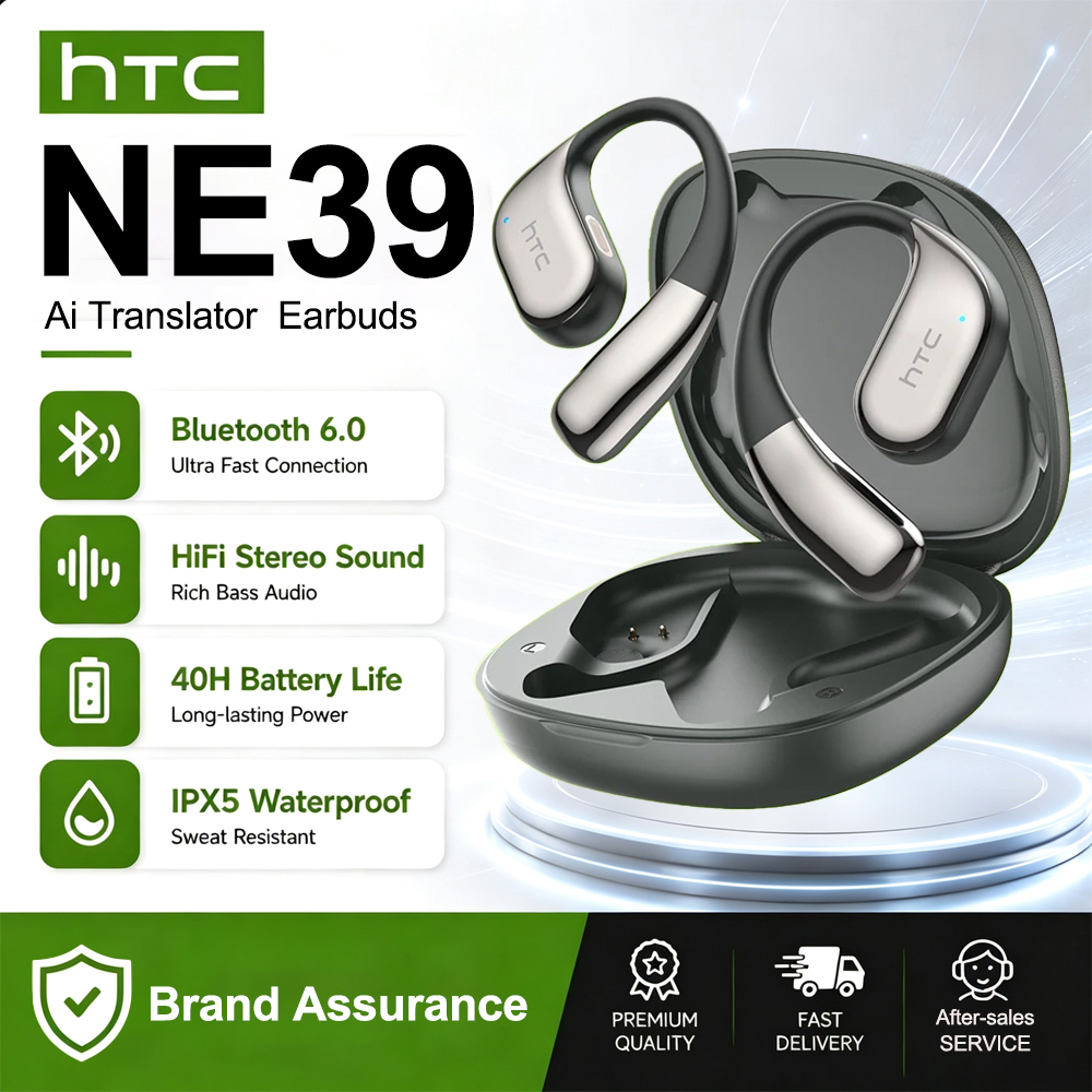 Open Ear Air Conduction Headphones - Écouteurs sans fil Bluetooth HTC NE39
