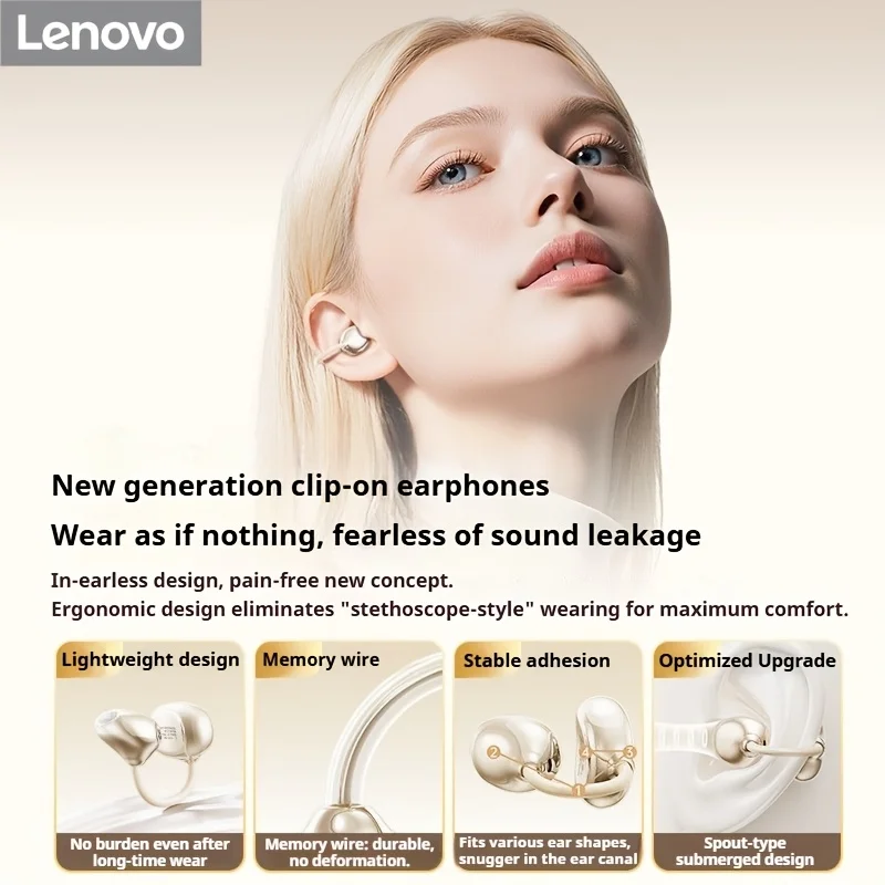 Écouteurs sans fil Lenovo XA39 - Open Ear Air Conduction Headphones avis et prix