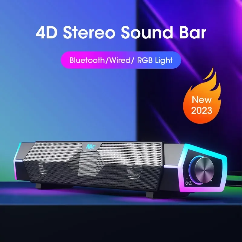 Barre de son stéréo 4D, haut-p - Rgb Computer Soundbar For Pc avis et prix