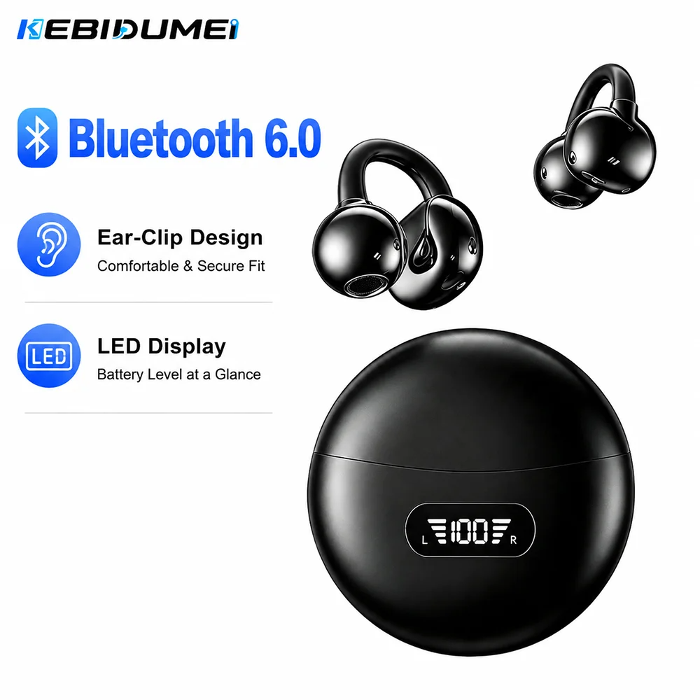 Écouteurs Bluetooth 6.0 KEBIDU - Open Ear Air Conduction Headphones avis et prix