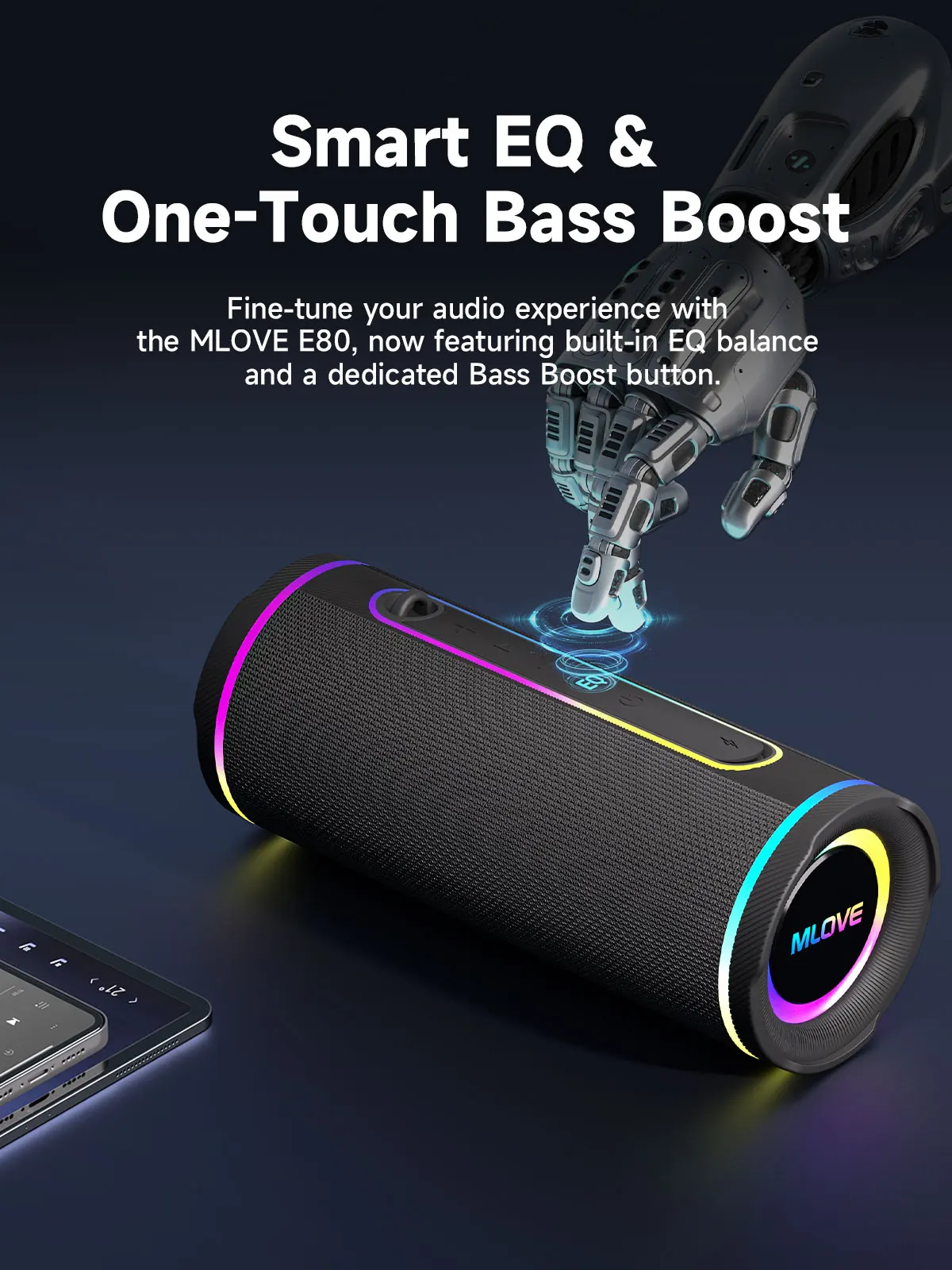 Haut-parleur Bluetooth portabl - Portable Bluetooth Speaker Waterproof Ipx7 avis et prix
