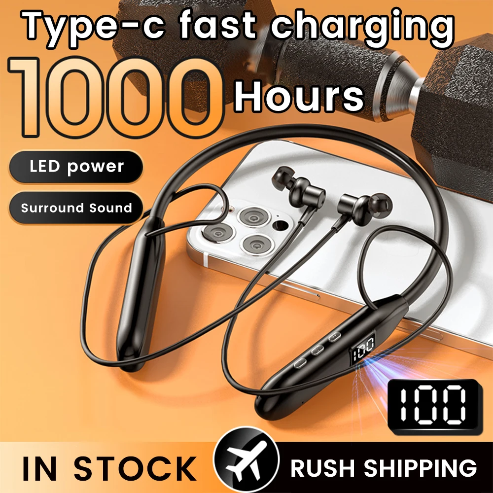 Olaf écouteurs sans fil Blueto - Magnetic Neckband Sports Earphones avis et prix