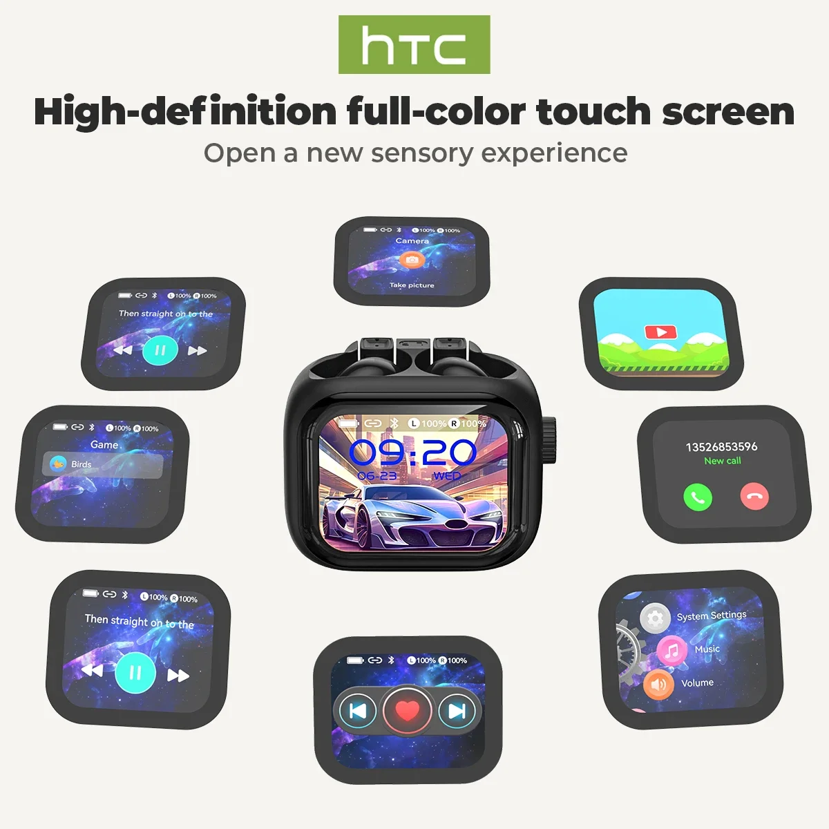 [Tela Ultra HD] HTC NE40 écout - Open Ear Air Conduction Headphones avis et prix