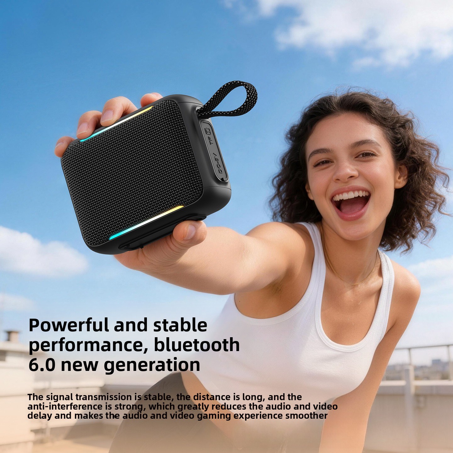 Nouvelle enceinte Bluetooth po - Portable Bluetooth Speaker Waterproof Ipx7 avis et prix
