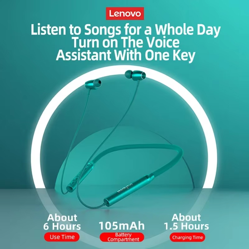 Écouteurs Bluetooth Lenovo, ét - Magnetic Neckband Sports Earphones avis et prix