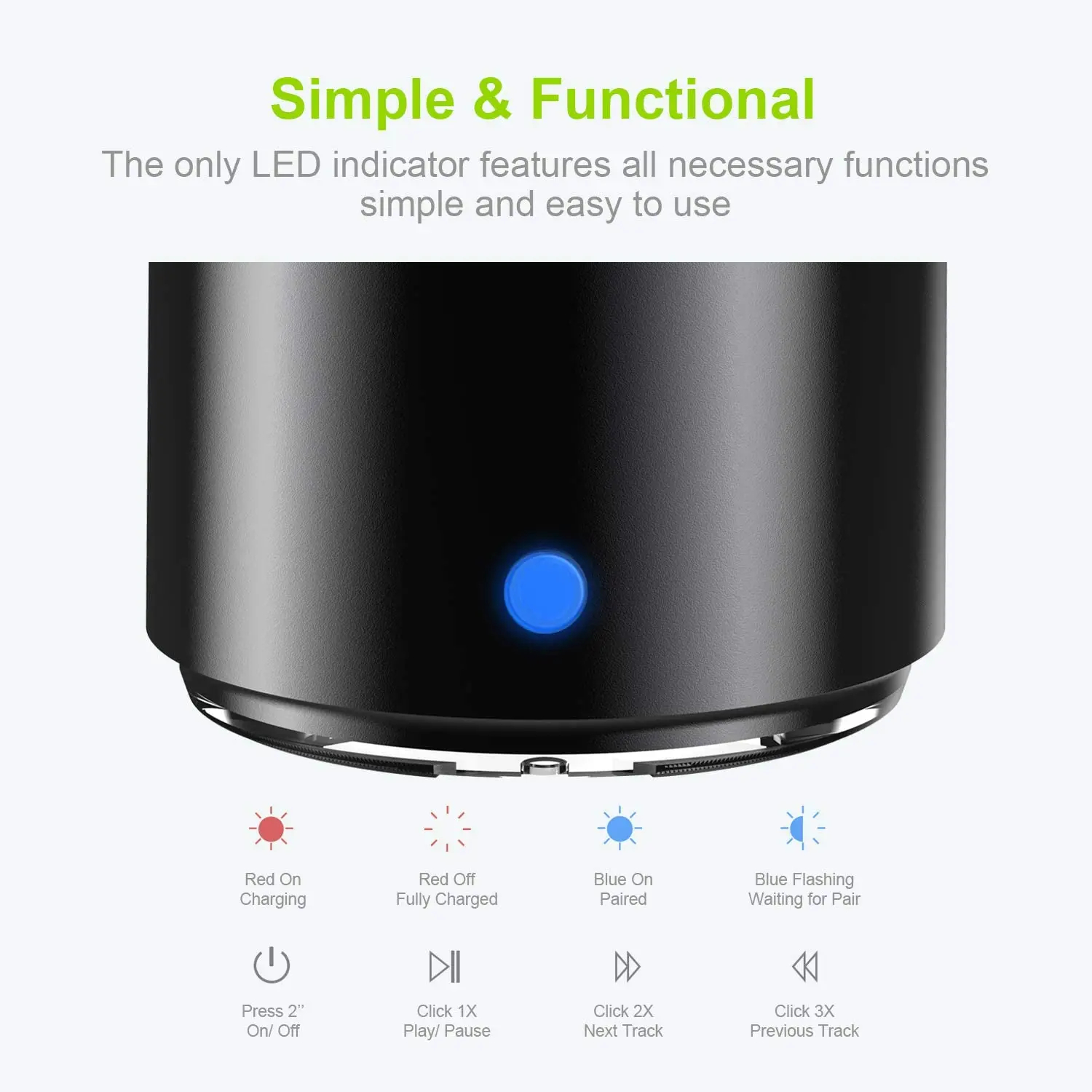 EWA-Mini haut-parleur Bluetoot - Portable Bluetooth Speaker Waterproof Ipx7 avis et prix