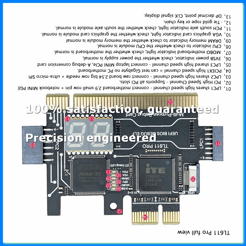 Carte de diagnostic TL611 PRO  - Laptops avis et prix