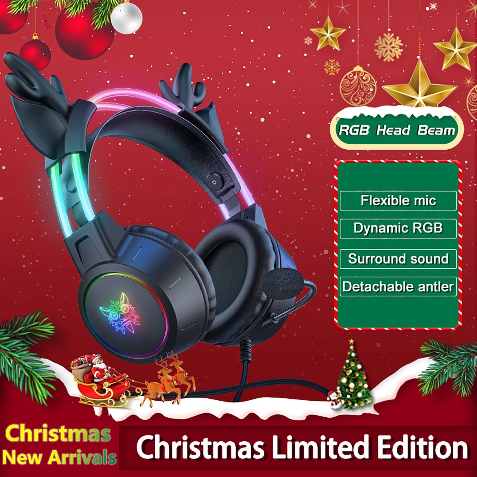 ONIKUMA Casque De Jeu pour 202 - Gaming Headset With Mic Rgb avis et prix