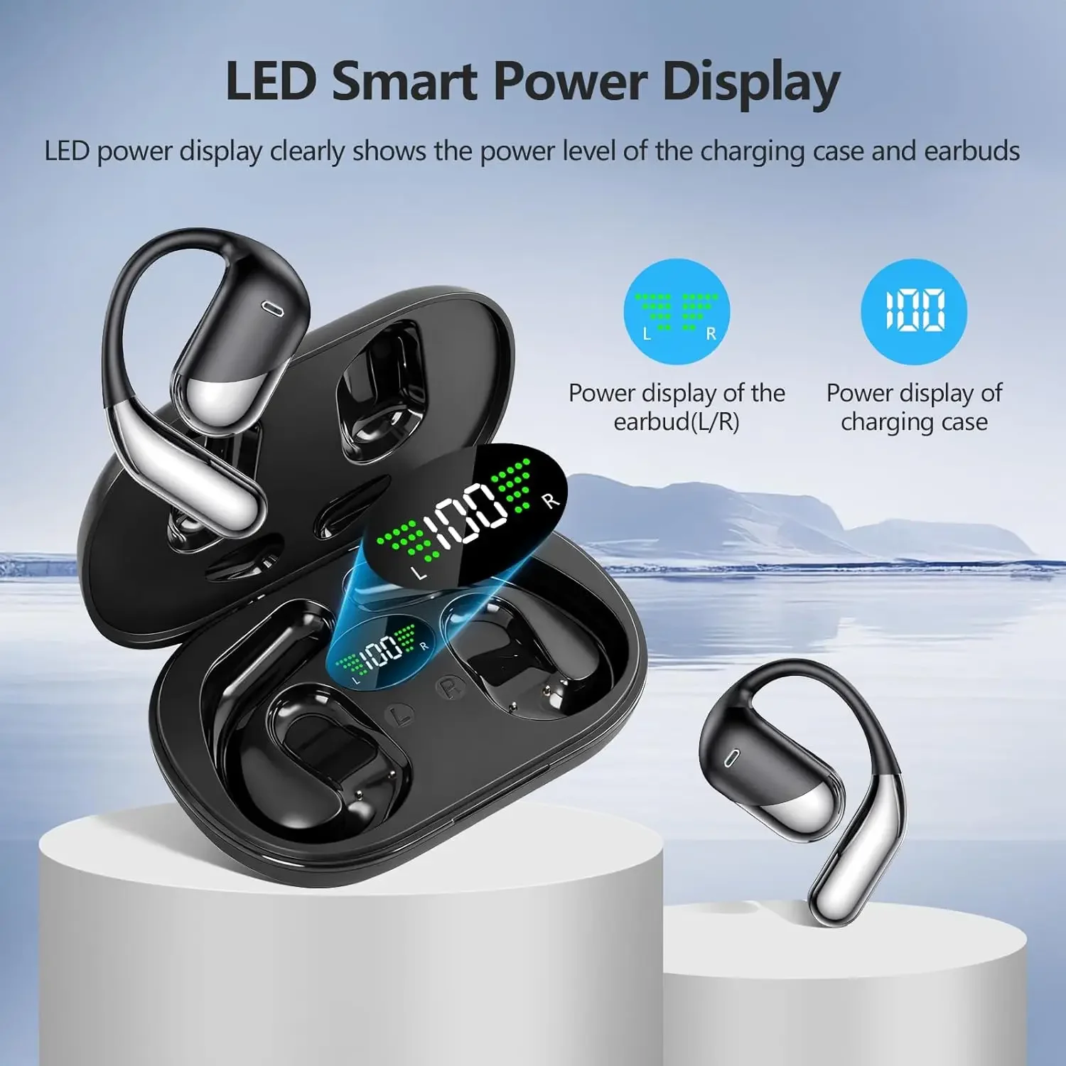 Écouteurs sans fil sport Bluet - Anc Wireless Over Ear Headphones avis et prix