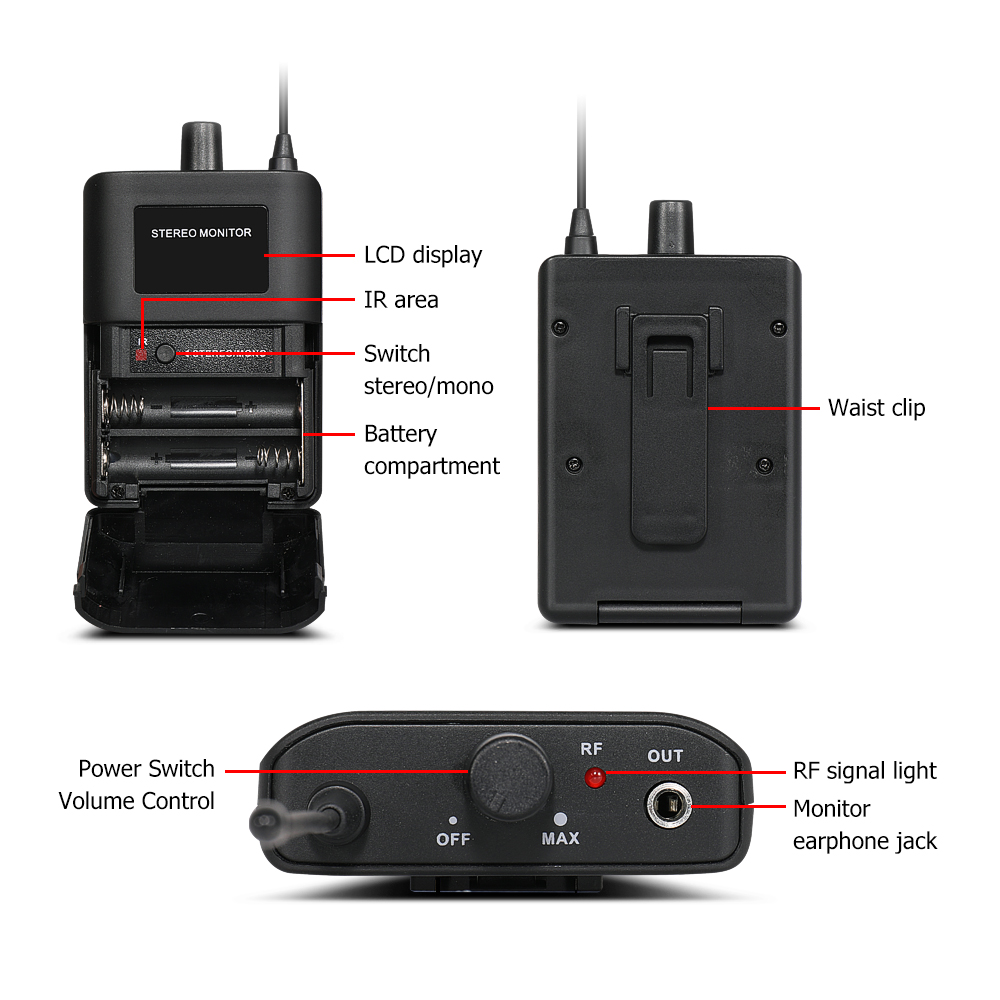 EYK-Système de moniteur intra- - In Ear Monitors For Singers avis et prix