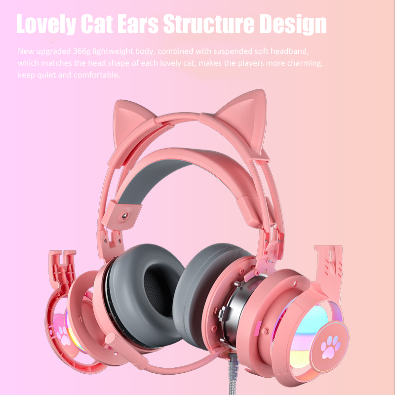 Casque de jeu d'oreille de cha - Gaming Headset With Mic Rgb avis et prix