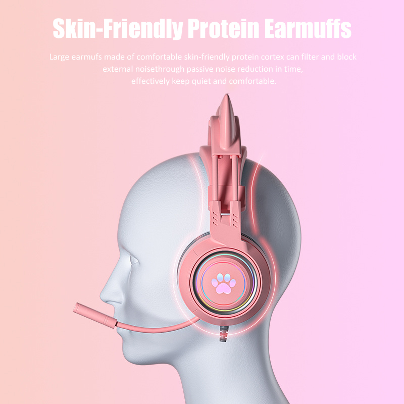 Casque de jeu d'oreille de cha - Gaming Headset With Mic Rgb avis et prix