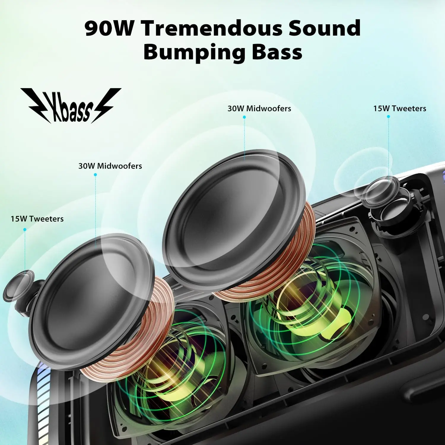 Haut-parleur Bluetooth portabl - Portable Bluetooth Speaker Waterproof Ipx7 avis et prix
